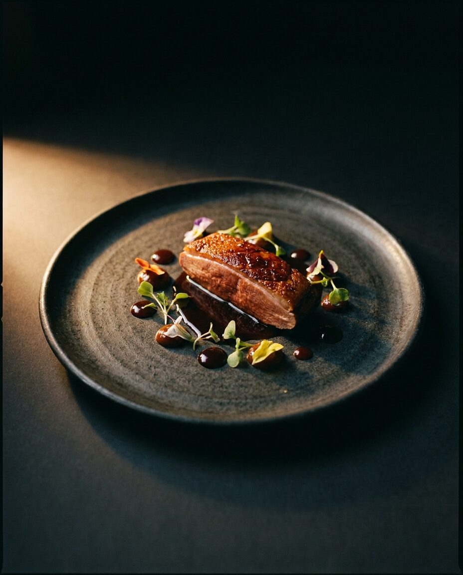 Aura — plated tasting course, private fine dining in Nashville